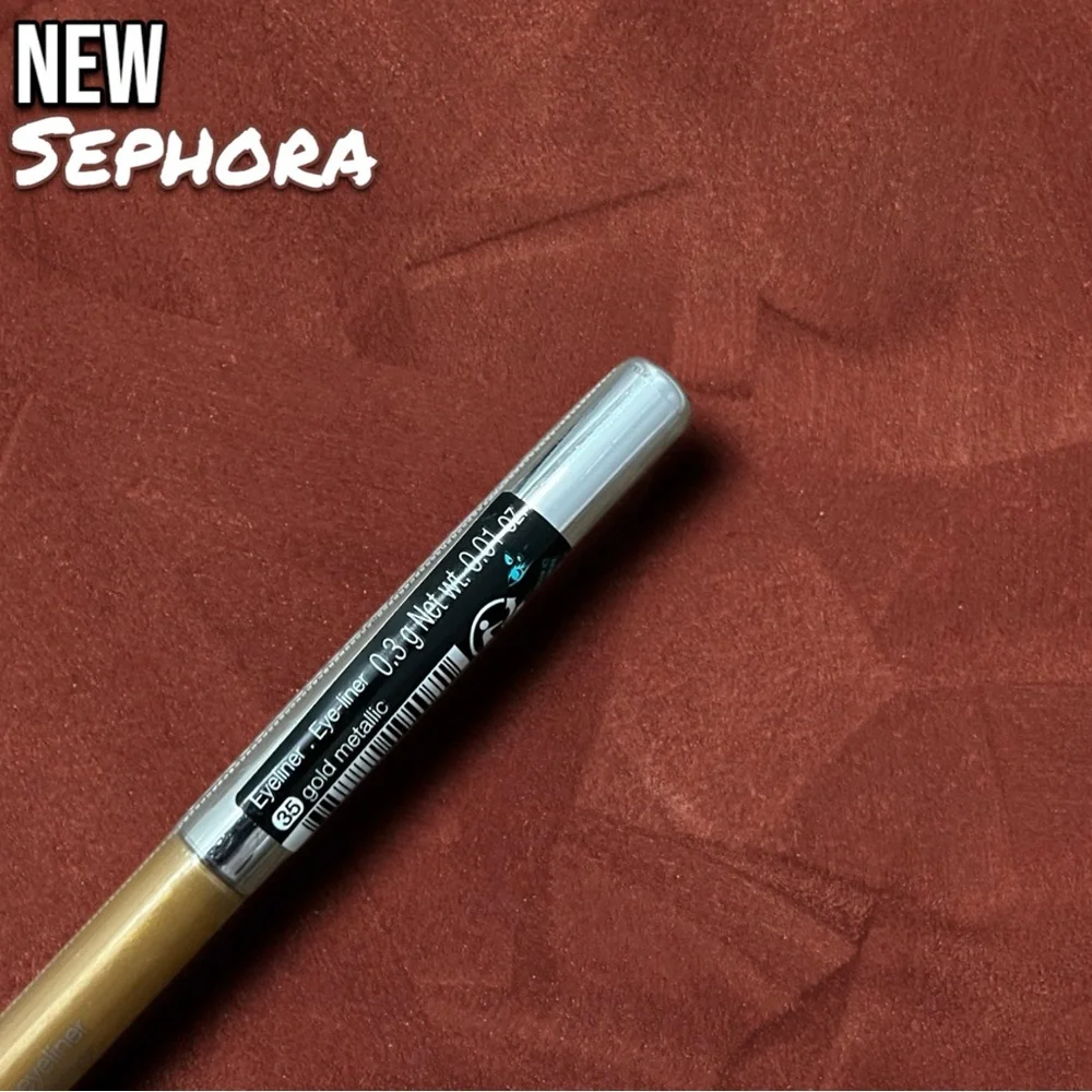 New Sealed SEPHORA COLLECTION Ultimate Gel Waterproof Eyeliner Pencil - Metallic